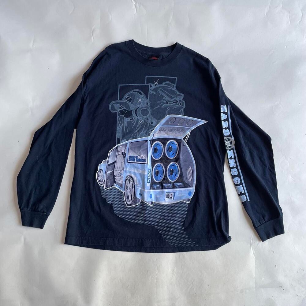 Vintage School of Hard Knocks Long Sleeve Graphic Tee XL